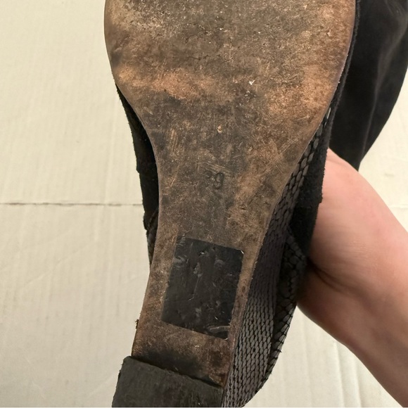 Free People Heartbreaker Suede Wedge Over The Knee Boots - Picture 6 of 6